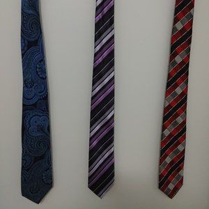 Croft & Barrow Men's Silk Tie Set (Set of 3)